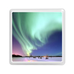 Aurora Borealis Alaska Space Memory Card Reader (square)  by BangZart