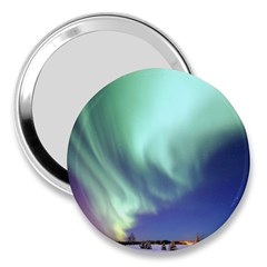 Aurora Borealis Alaska Space 3  Handbag Mirrors by BangZart