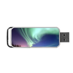 Aurora Borealis Alaska Space Portable Usb Flash (one Side) by BangZart