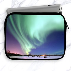 Aurora Borealis Alaska Space Apple Ipad 2/3/4 Zipper Cases by BangZart