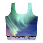 Aurora Borealis Alaska Space Full Print Recycle Bags (L)  Front