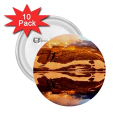 France Snow Winter Sunrise Fog 2.25  Buttons (10 pack) 