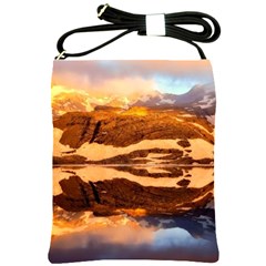 France Snow Winter Sunrise Fog Shoulder Sling Bags