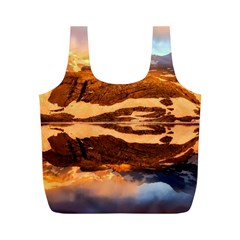 France Snow Winter Sunrise Fog Full Print Recycle Bags (M) 