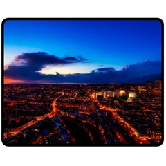 The Hague Netherlands City Urban Fleece Blanket (medium)  by BangZart