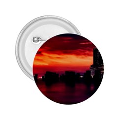 New York City Urban Skyline Harbor 2 25  Buttons by BangZart