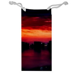 New York City Urban Skyline Harbor Jewelry Bag by BangZart