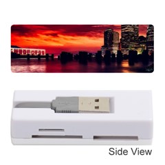 New York City Urban Skyline Harbor Memory Card Reader (stick) 