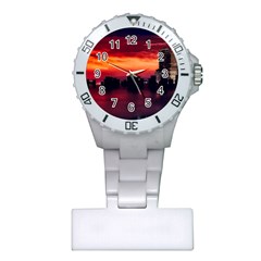 New York City Urban Skyline Harbor Plastic Nurses Watch