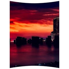 New York City Urban Skyline Harbor Back Support Cushion