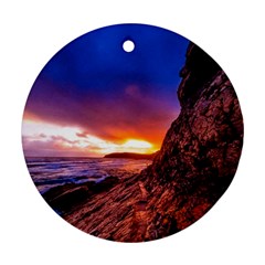 South Africa Sea Ocean Hdr Sky Ornament (round) by BangZart