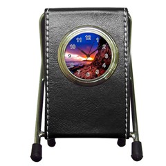 South Africa Sea Ocean Hdr Sky Pen Holder Desk Clocks