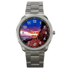 South Africa Sea Ocean Hdr Sky Sport Metal Watch by BangZart