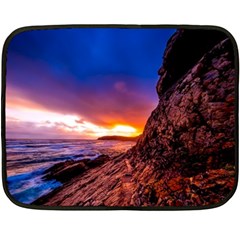 South Africa Sea Ocean Hdr Sky Fleece Blanket (mini) by BangZart