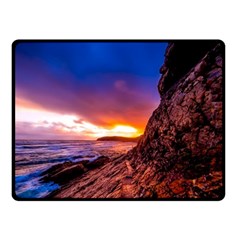 South Africa Sea Ocean Hdr Sky Fleece Blanket (small) by BangZart