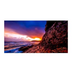 South Africa Sea Ocean Hdr Sky Satin Wrap by BangZart