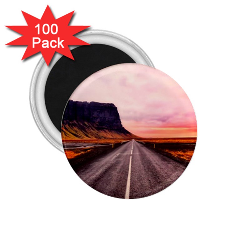 Iceland Sky Clouds Sunset 2.25  Magnets (100 pack) 