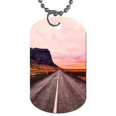 Iceland Sky Clouds Sunset Dog Tag (one Side) by BangZart