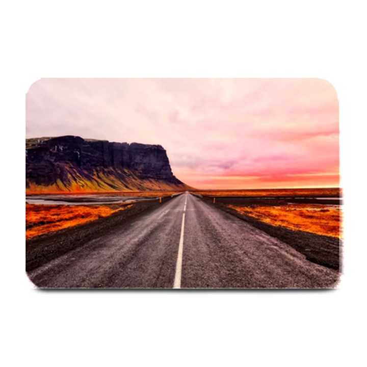 Iceland Sky Clouds Sunset Plate Mats