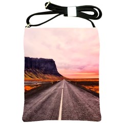 Iceland Sky Clouds Sunset Shoulder Sling Bags by BangZart