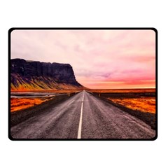 Iceland Sky Clouds Sunset Double Sided Fleece Blanket (small)  by BangZart