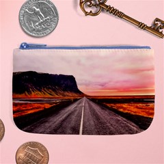 Iceland Sky Clouds Sunset Large Coin Purse by BangZart