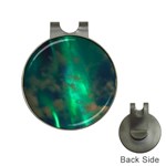 Northern Lights Plasma Sky Hat Clips with Golf Markers Front