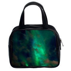 Northern Lights Plasma Sky Classic Handbags (2 Sides) by BangZart