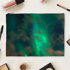 Northern Lights Plasma Sky Cosmetic Bag (xl) by BangZart