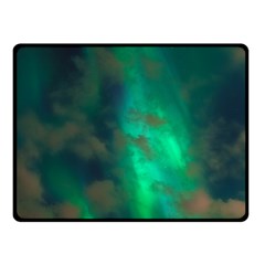 Northern Lights Plasma Sky Fleece Blanket (small) by BangZart