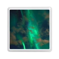 Northern Lights Plasma Sky Memory Card Reader (square)  by BangZart