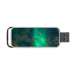 Northern Lights Plasma Sky Portable Usb Flash (two Sides) by BangZart