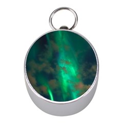 Northern Lights Plasma Sky Mini Silver Compasses by BangZart