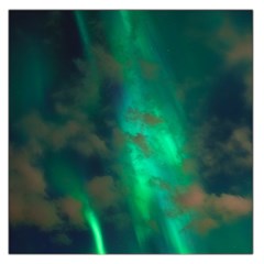 Northern Lights Plasma Sky Large Satin Scarf (square) by BangZart