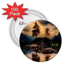 Sunset Dusk Sky Clouds Lightning 2 25  Buttons (100 Pack)  by BangZart