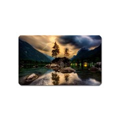 Sunset Dusk Sky Clouds Lightning Magnet (name Card) by BangZart