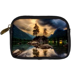 Sunset Dusk Sky Clouds Lightning Digital Camera Cases by BangZart