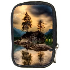 Sunset Dusk Sky Clouds Lightning Compact Camera Cases by BangZart