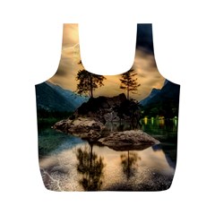 Sunset Dusk Sky Clouds Lightning Full Print Recycle Bags (m)  by BangZart