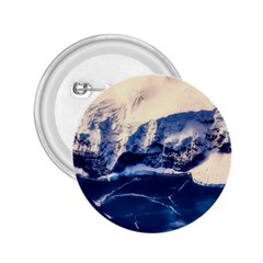 Antarctica Mountains Sunrise Snow 2 25  Buttons by BangZart