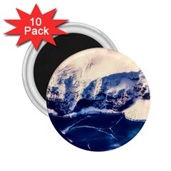 Antarctica Mountains Sunrise Snow 2 25  Magnets (10 Pack)  by BangZart