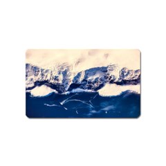 Antarctica Mountains Sunrise Snow Magnet (name Card) by BangZart