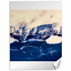 Antarctica Mountains Sunrise Snow Canvas 36  X 48   by BangZart