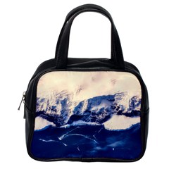 Antarctica Mountains Sunrise Snow Classic Handbags (one Side) by BangZart