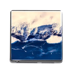 Antarctica Mountains Sunrise Snow Memory Card Reader (square) by BangZart