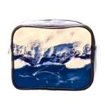 Antarctica Mountains Sunrise Snow Mini Toiletries Bags Front