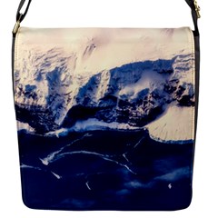 Antarctica Mountains Sunrise Snow Flap Messenger Bag (s) by BangZart