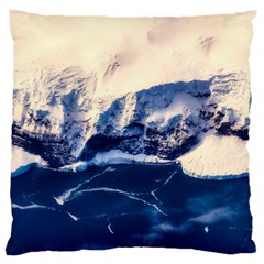 Antarctica Mountains Sunrise Snow Standard Flano Cushion Case (one Side) by BangZart