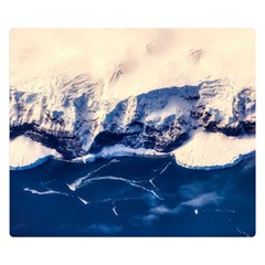 Antarctica Mountains Sunrise Snow Double Sided Flano Blanket (small)  by BangZart