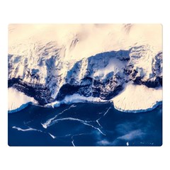 Antarctica Mountains Sunrise Snow Double Sided Flano Blanket (large)  by BangZart